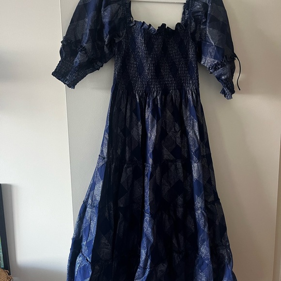 Hill House Midnight Blue  Nesli Smocked Dress - Picture 3 of 3
